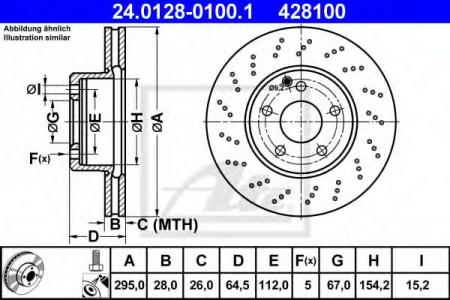   , MERCEDES-BENZ: C-CLASS C 180 CDI/C 180 CGI/C 180 Kompressor/C 180 Kompressor/C 200 CDI/C 200 CDI/C 200 CGI/C 200 Kompressor/C 220 CDI/C 220 24.0128-0100.1 ATE