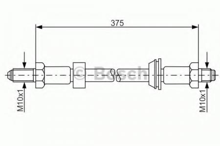 BREMSSCHLAUCH 1987476023 BOSCH