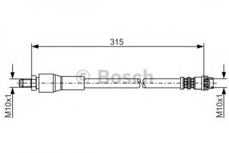 BREMSSCHLAUCH 1987476032 BOSCH