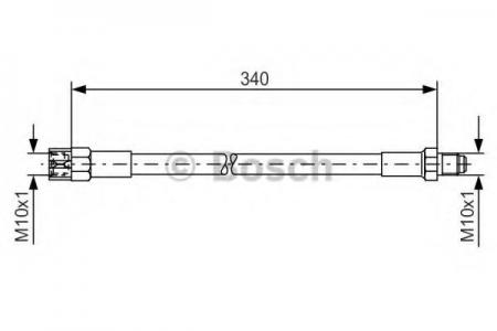 Bremsschlauch 1987476129 BOSCH