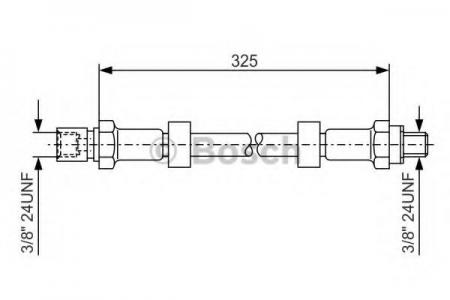 BREMSSCHLAUCH 1987476130 BOSCH