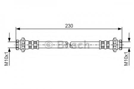 BREMSSCHLAUCH 1987476137 BOSCH