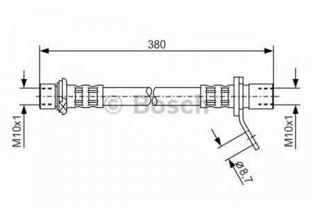 BREMSSCHLAUCH 1987476161 BOSCH