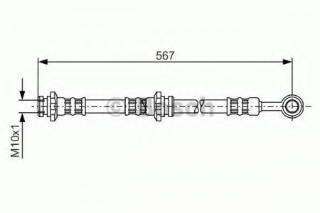 BREMSSCHLAUCH 1987476196 BOSCH