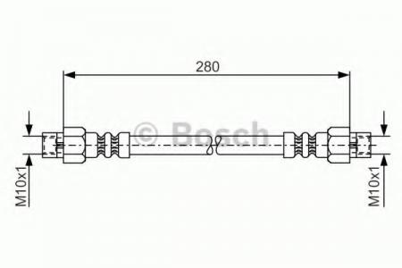 BREMSSCHLAUCH 1987476234 BOSCH