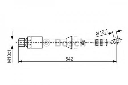 BREMSSCHLAUCH 1987476243 BOSCH