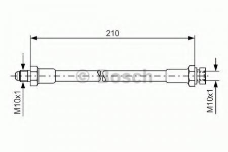 BREMSSCHLAUCH 1987476327 BOSCH