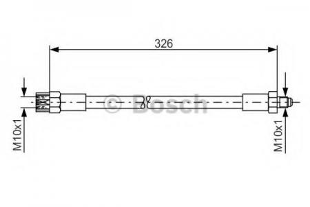 BREMSSCHLAUCH 1987476339 BOSCH