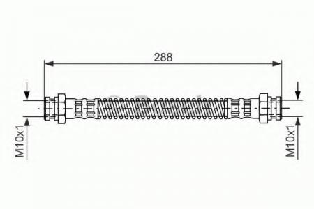 BREMSSCHLAUCH 1987476344 BOSCH