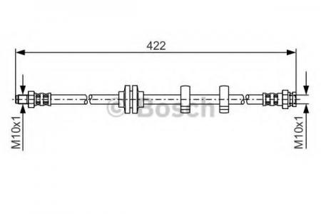 Bremsschlauch Bosch 1987476346 1987476346 BOSCH