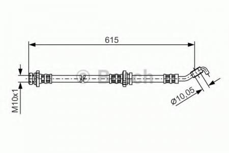 BREMSSCHLAUCH 1987476363 BOSCH