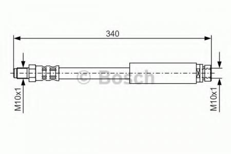 BREMSSCHLAUCH 1987476433 BOSCH