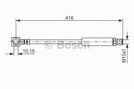 BREMSSCHLAUCH 1987476440 BOSCH