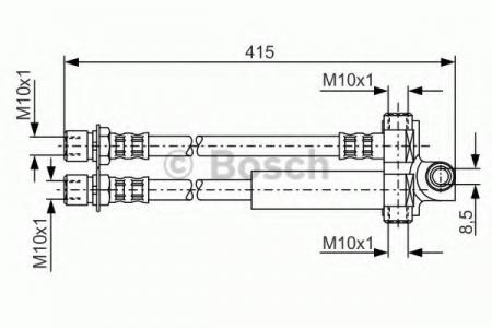 BREMSSCHLAUCH 1987476615 BOSCH