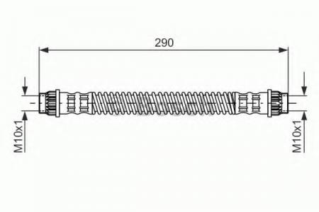 BREMSSCHLAUCH 1987476702 BOSCH