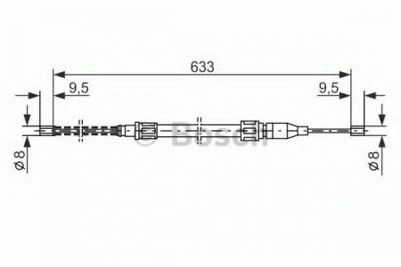 BREMSSEIL 1987477043 BOSCH