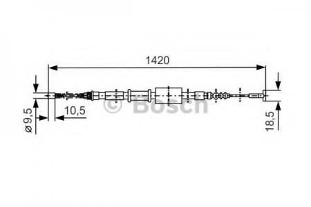 BREMSSEIL 1987477089 BOSCH