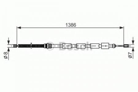 BREMSSEIL 1987477145 BOSCH