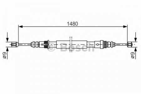 BREMSSEIL 1987477153 BOSCH