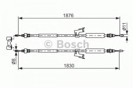 BREMSSEIL 1987477202 BOSCH