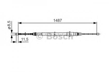 BREMSSEIL 1987477280 BOSCH