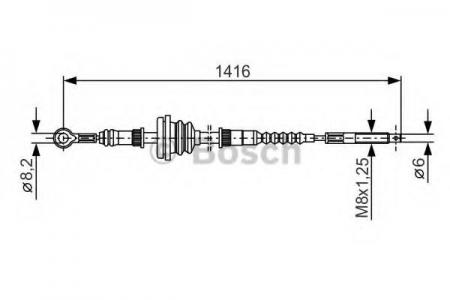    MERCEDES-BENZ 100 88-96: 1987477326 BOSCH