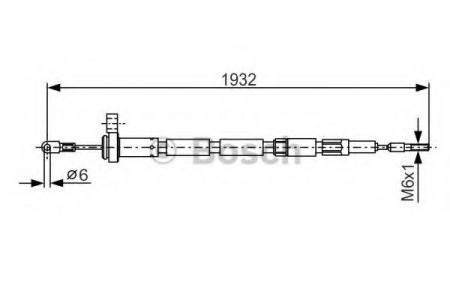 BREMSSEIL BOSCH 1987477346 1987477346