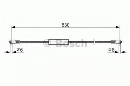 Bremsseil Bosch 1987477347 1987477347 BOSCH