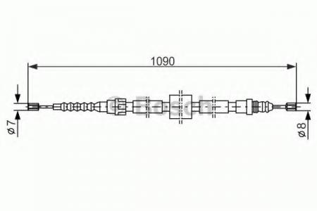 BREMSSEIL 1987477464 BOSCH