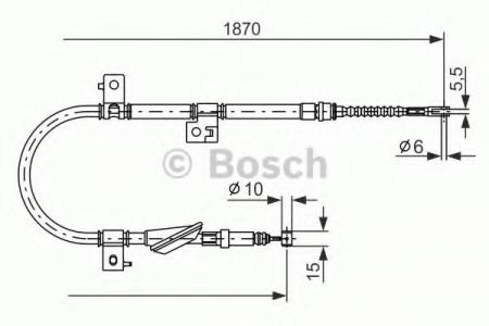 BREMSSEIL 1987477673 BOSCH