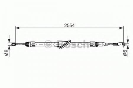 BREMSSEIL 1987477699 BOSCH