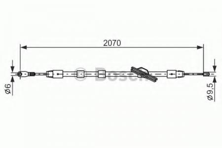 BREMSSEIL 1987477700 BOSCH