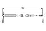 Bremsschlauch Bosch 1987481051 1987481051 BOSCH