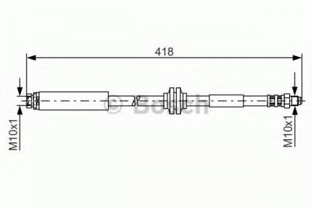 BREMSSCHLAUCH BOSCH 1987481058 1987481058