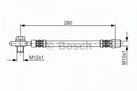 BREMSSCHLAUCH 1987481082 BOSCH