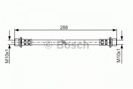 BREMSSCHLAUCH BOSCH 1987481129 1987481129