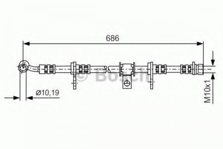 BREMSSCHLAUCH 1987481233 BOSCH