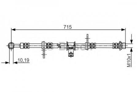 BREMSSCHLAUCH 1987481240 BOSCH