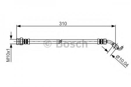 BREMSSCHLAUCH 1987481257 BOSCH
