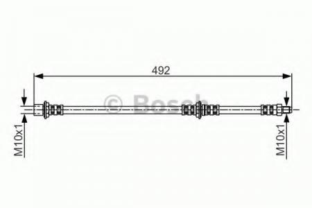 BREMSSCHLAUCH 1987481260 BOSCH