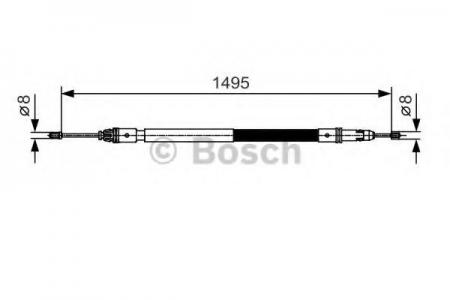 BREMSSEIL BOSCH 1987482118 1987482118