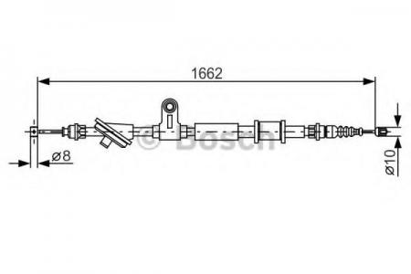 BREMSSEIL 1987482285 BOSCH