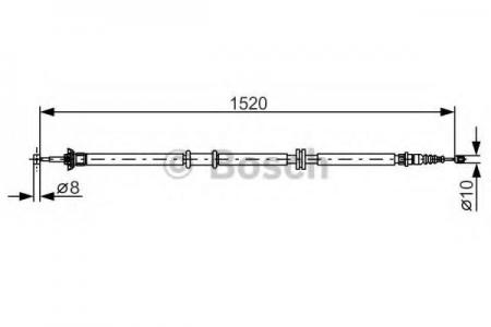 BREMSSEIL 1987482290 BOSCH