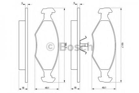 0986424514 (23218) FIAT Palio 1.2-1.6i/1.7TD 96- F 0986424514 BOSCH