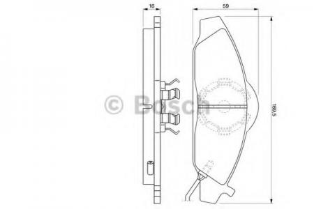 0986424551 (23230) SSANG YONG MUSSO 2.0-3.2I/2.9TD 0 986 424 551