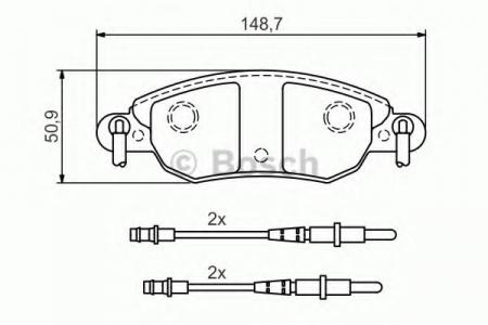     CITROEN: C5 (DC_) 1.8 16V (DC6FZB, DC6FZE) 01-04, C5 (RC_) 1.8 16V/1.8 16V (RC6FZB) 04- 0 986 424 598