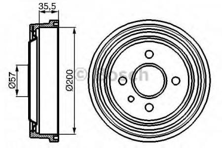 BREMSTROMMEL 0986477021