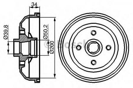 BREMSTROMMEL 0986477056