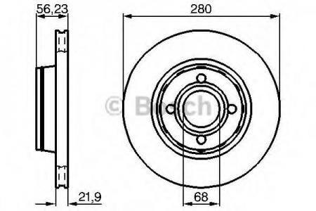   AUDI 80 (1991-96) F 0986478128