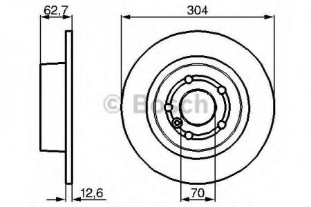   LAND ROVER DISCOVERY 98-04/RANGE ROVER 88-  D=304. 0986478497